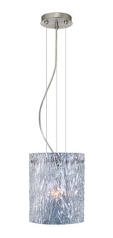 Tamburo One Light Pendant in Satin Nickel (74|1KG400600LEDSN)