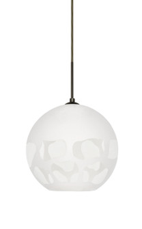 Rocky One Light Pendant in Bronze (74|1JTROCKYWHLEDBR)