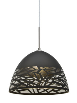 Kiev One Light Pendant in Satin Nickel (74|1JTKIEVBKLEDSN)