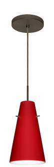 Cierro One Light Pendant in Bronze (74|1JT4124RMLEDBR)