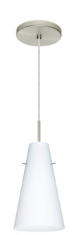 Cierro One Light Pendant in Satin Nickel (74|1JT412407LEDSN)