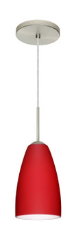 Riva One Light Pendant in Satin Nickel (74|1JT1511RMLEDSN)