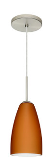 Riva One Light Pendant in Satin Nickel (74|1JT151180LEDSN)