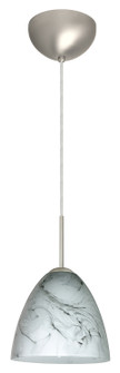 Vila One Light Pendant in Satin Nickel (74|1JC4470MGLEDSN)