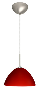 Tessa One Light Pendant in Satin Nickel (74|1JC420131LEDSN)