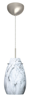 Pera One Light Pendant in Satin Nickel (74|1JC4126MGSN)