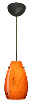 Pera One Light Pendant in Bronze (74|1JC4126HBLEDBR)