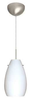 Pera One Light Pendant in Satin Nickel (74|1JC412607LEDSN)