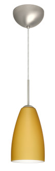 Riva One Light Pendant in Satin Nickel (74|1JC1511VMLEDSN)