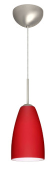 Riva One Light Pendant in Satin Nickel (74|1JC1511RMSN)