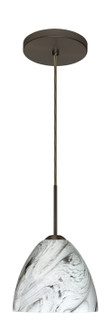 Sasha One Light Pendant in Bronze (74|1BT7572MGLEDBR)