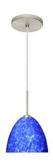 Sasha One Light Pendant in Satin Nickel (74|1BT757286LEDSN)