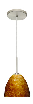 Sasha One Light Pendant in Satin Nickel (74|1BT757218MEDSN)