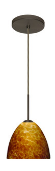 Sasha One Light Pendant in Bronze (74|1BT757218LEDBR)