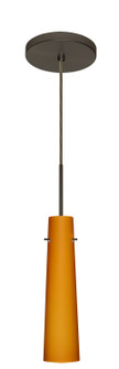 Camino One Light Pendant in Bronze (74|1BT567480HALBR)