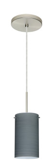 Stilo One Light Pendant in Satin Nickel (74|1BT4404TNLEDSN)