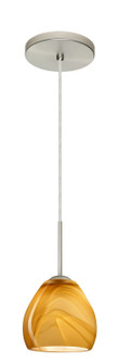 Bolla One Light Pendant in Satin Nickel (74|1BT4122HNLEDSN)