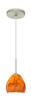 Bolla One Light Pendant in Satin Nickel (74|1BT4122HBLEDSN)