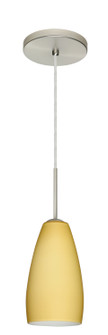 Chrissy One Light Pendant in Satin Nickel (74|1BT1509VMMEDSN)