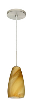 Chrissy One Light Pendant in Satin Nickel (74|1BT1509HNSN)