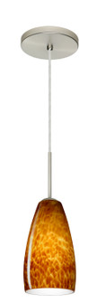 Chrissy One Light Pendant in Satin Nickel (74|1BT150918MEDSN)