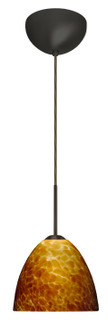 Sasha One Light Pendant in Bronze (74|1BC757218MEDBR)