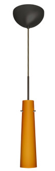 Camino One Light Pendant in Bronze (74|1BC567480HALBR)