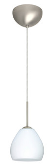 Bolla One Light Pendant in Satin Nickel (74|1BC412207LEDSN)