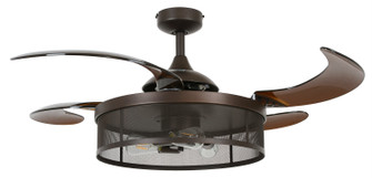 Meridian 48``Ceiling Fan in Oil Rubbed Bronze and Amber (457|51107001)