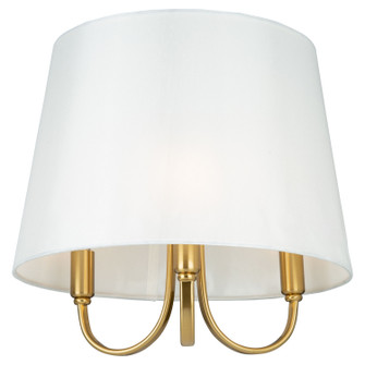 Rhythm Three Light Semi-Flush Mount in Brushed Gold (78|SC13334BG)