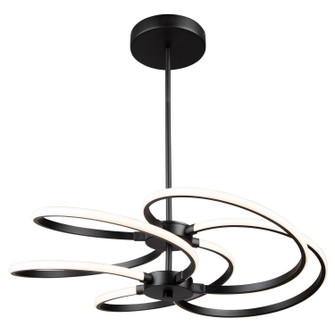 Equinox LED Flush Mount in Black (78|AC7689BK)