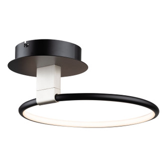 Salinas Five Light Island Pendant in Black and Brass (78|AC6630NB)