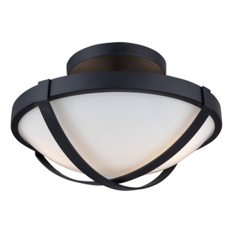 Cara Two Light Flush Mount in Black (78|AC11703BK)