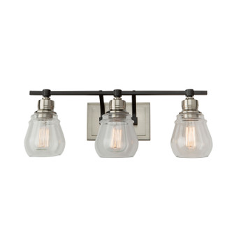Truro 12 Light Island Pendant in Matte Black and Brushed Nickle (78|AC11683NB)