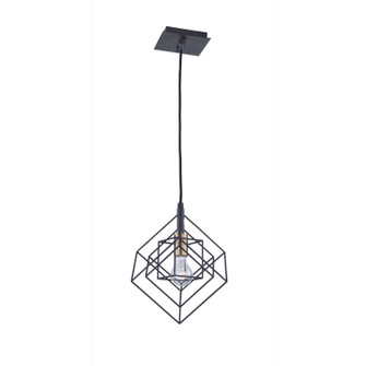 Henley One Light Flush Mount in Satin Black & Smoke Glass (78|AC11117)