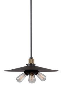 Jersey Three Light Pendant in Vintage Brass (78|AC10591VB)