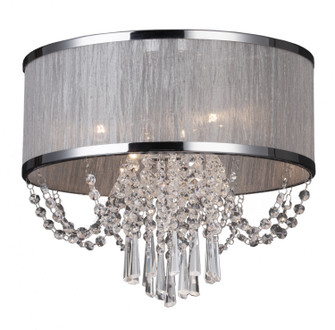 Valenzia Four Light Flush Mount in Chrome (78|AC10383)