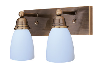 Simplicity Two Light Bath Bar in Rustic Brown (37|SLB2RB)