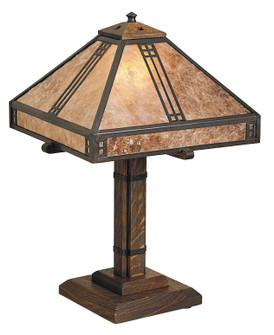 Prairie One Light Table Lamp in Rustic Brown (37|PTL12WORB)