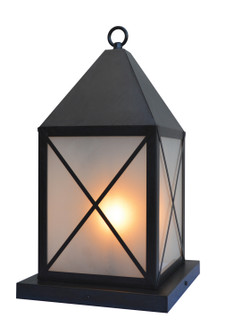 Nottingham One Light Column Mount in Satin Black (37|NOC8CRBK)