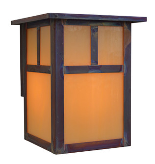 Mission One Light Wall Mount in Rustic Brown (37|MW6ETNRB)