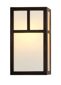 Mission One Light Wall Mount in Rustic Brown (37|MS12TRMRB)