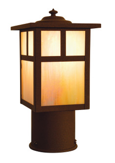 Mission One Light Post Mount in Antique Brass (37|MP5TTNAB)