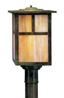 Mission One Light Post Mount in Slate (37|MP10TWOS)