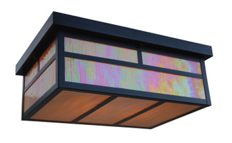 Mission Two Light Flush Mount in Verdigris Patina (37|MCM18EOFVP)