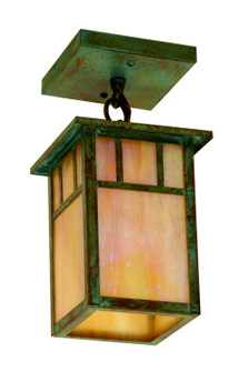 Huntington One Light Ceiling Mount in Antique Brass (37|HCM4L1EOFAB)