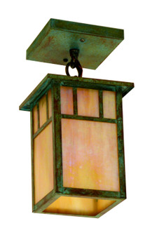 Huntington One Light Ceiling Mount in Verdigris Patina (37|HCM4L1ECRVP)