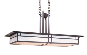 Huntington Four Light Chandelier in Mission Brown (37|HCM48DTGWMB)
