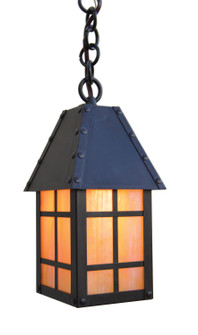 Hampton One Light Pendant in Satin Black (37|HAH5CLRBK)