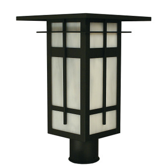 Finsbury One Light Post Mount in Satin Black (37|FIP10OFBK)